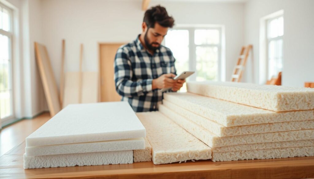 Auswahl des Dämmstoffs Auswahl des Dämmstoffs