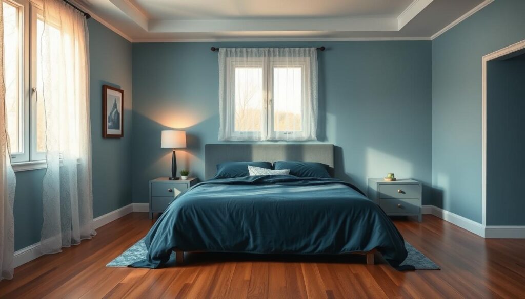 Blaue Wandfarben im Schlafzimmer Blaue Wandfarben im Schlafzimmer