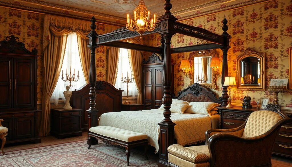 Britische Adelskultur Schlafzimmer