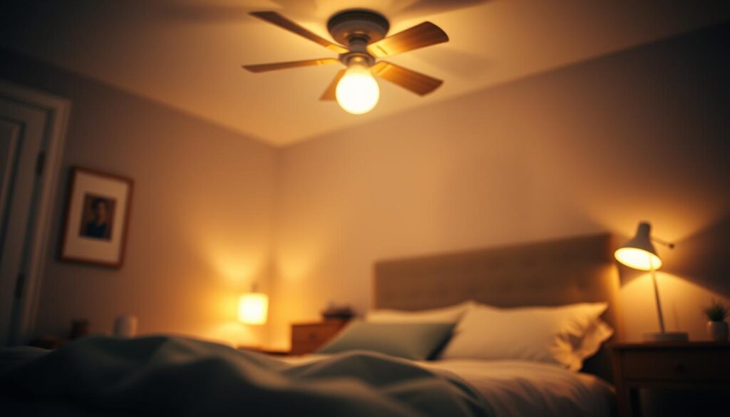 Warmweißes Schlafzimmerlicht mit Dimmfunktion Warmweißes Schlafzimmerlicht mit Dimmfunktion
