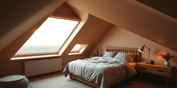 Welche Farbe im Schlafzimmer bei Dachschräge?