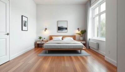 Wie kann ich ein kleines Schlafzimmer einrichten?