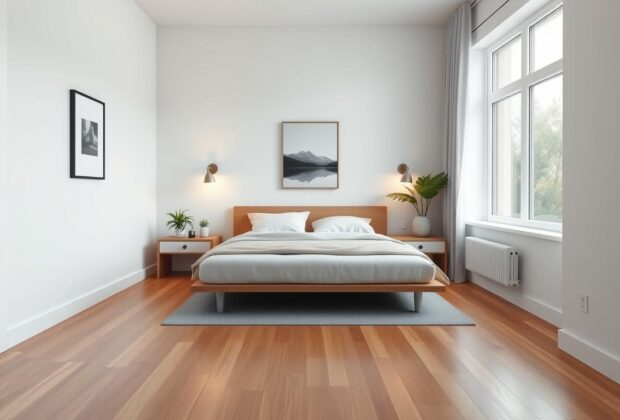 Wie kann ich ein kleines Schlafzimmer einrichten?