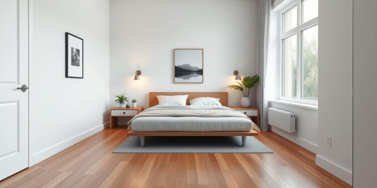 Wie kann ich ein kleines Schlafzimmer einrichten?