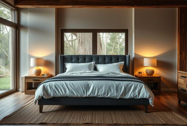 Wie stellt man am besten das Bett im Schlafzimmer?