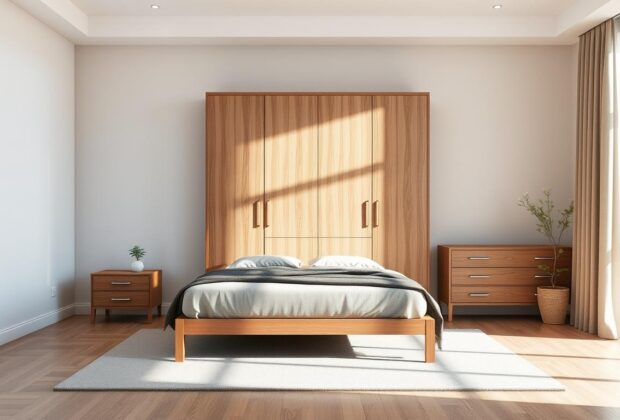 Wo sollte der Kleiderschrank im Schlafzimmer stehen?