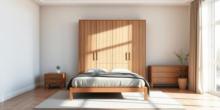 Wo sollte der Kleiderschrank im Schlafzimmer stehen?