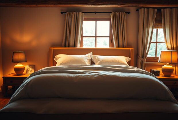 Wo steht das Bett am besten im Schlafzimmer?