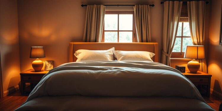 Wo steht das Bett am besten im Schlafzimmer?